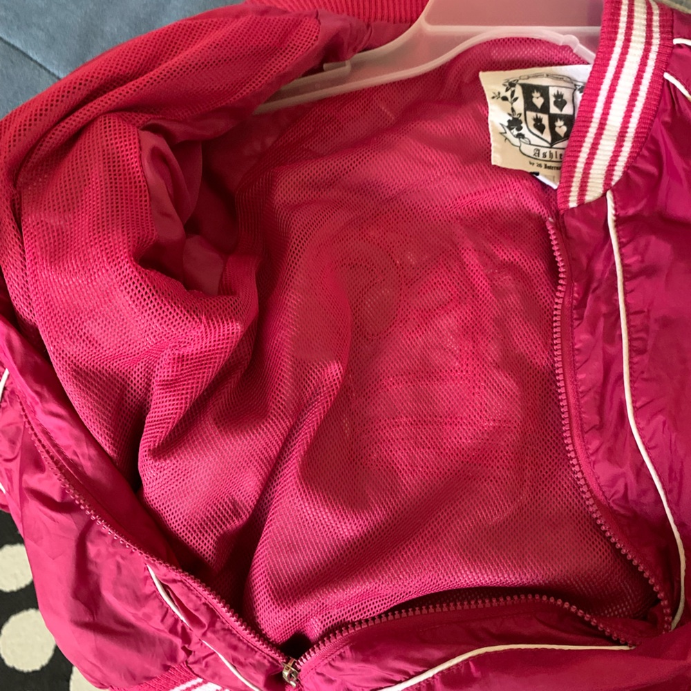 Ashley By 26 International Fuchsia Jacket with White Accents - Picture 9 of 11